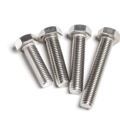 فانکشن های Full Thread سفید زینک پوشش داده شده درجه 4.8 Hex بولت DIN933 M5-M24