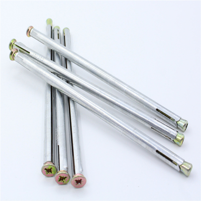 M8 - M10 قاب فلزی لنگر پیچ روی نقره ای کربن فولاد 4.8