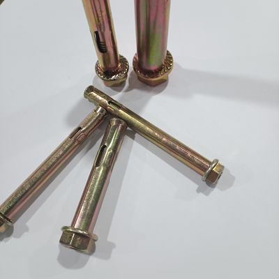 درجه 4.8 / 8.8 لنگر بولت دسته نوع فولاد کربن فلنج مغز سر M12 * 30 بتن