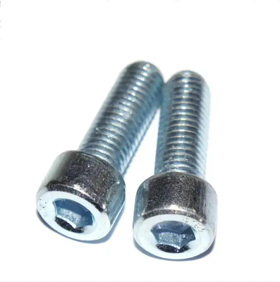 فانکشن ها Hex Socket bolt فولاد کربن زنک سفید درجه 8.8 رشته کامل DIN 912
