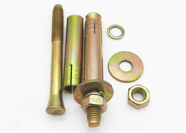 فانکشن های فولاد کربن لنگر گسترش آسانسور بولت رنگ روی چسبیده M6-M24