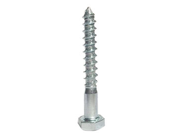 پیچ های چوبی هیکس سر فولاد کربن سفید روی زینک DIN571 M6-M12 برای اتصال