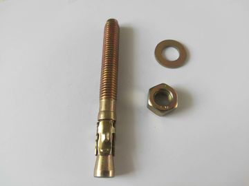 پیچ و مهره های لنگر گوه اندود شده روی M12x100 درجه 4.8