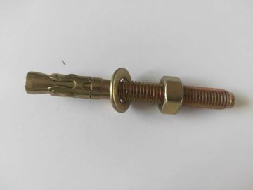 پیچ و مهره های لنگر گوه اندود شده روی M12x100 درجه 4.8