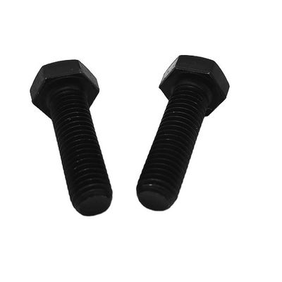 پیچ و مهره شش گوشه گالوانیزه داغ فولاد کربنی Din 933 با کیفیت بالا قطعه صنعتی M3-M56