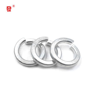 واشر فنری زینک زرد سفید Din127b فولاد کربنی گالوانیزه داغ