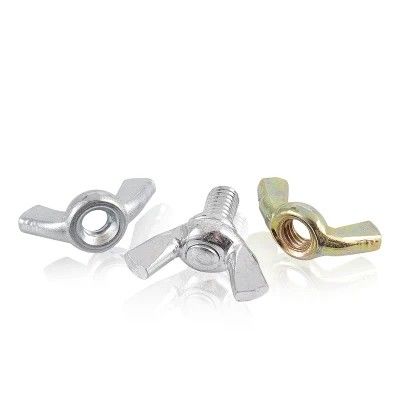 درجه 4.8 8.8 بال مهره Din 315 فولاد کربن با روکش روی M8 دستی سفت شده