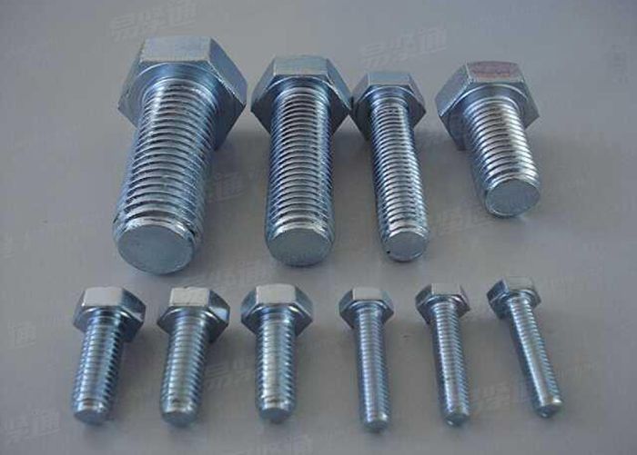فولاد کربنی ماتریکس شش گوش سر پیچ پیچ 4.8 8.8 درجه DIN933 DIN93116mm-70mm