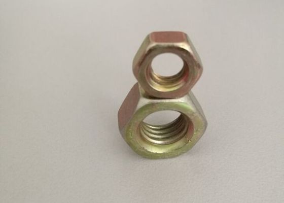 4.8 درجه فولاد کربن مواد هگزاگونه سر M6 با رنگ زرد رنگ برای قفل
